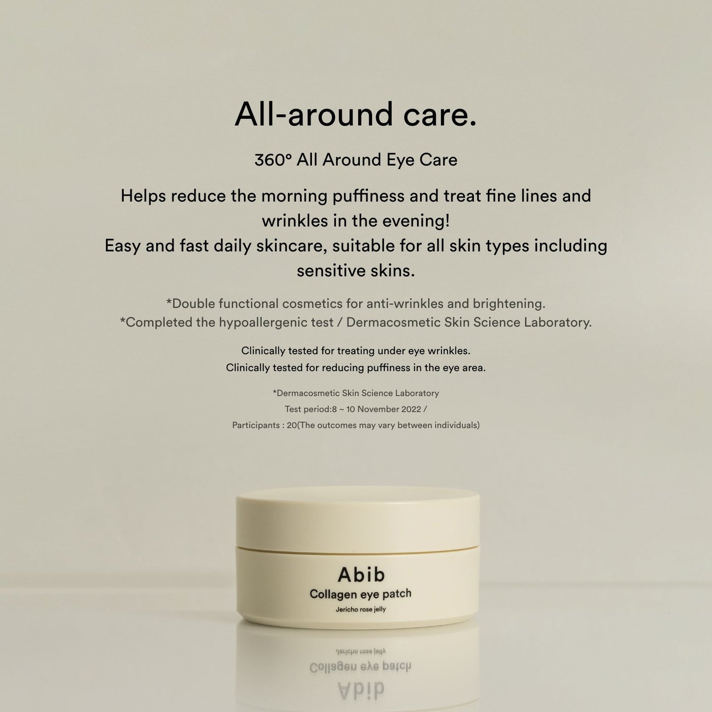 Abib Collagen eye patch Jericho rose jelly - original Korean