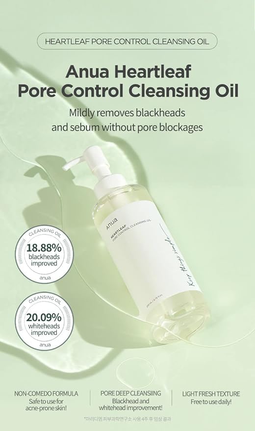 ANUA - Heartleaf Pore Control Cleansing Oil - original Korean