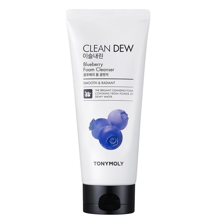 Clean Dew Foam Cleanser Blueberry - Korean - The SkinCare