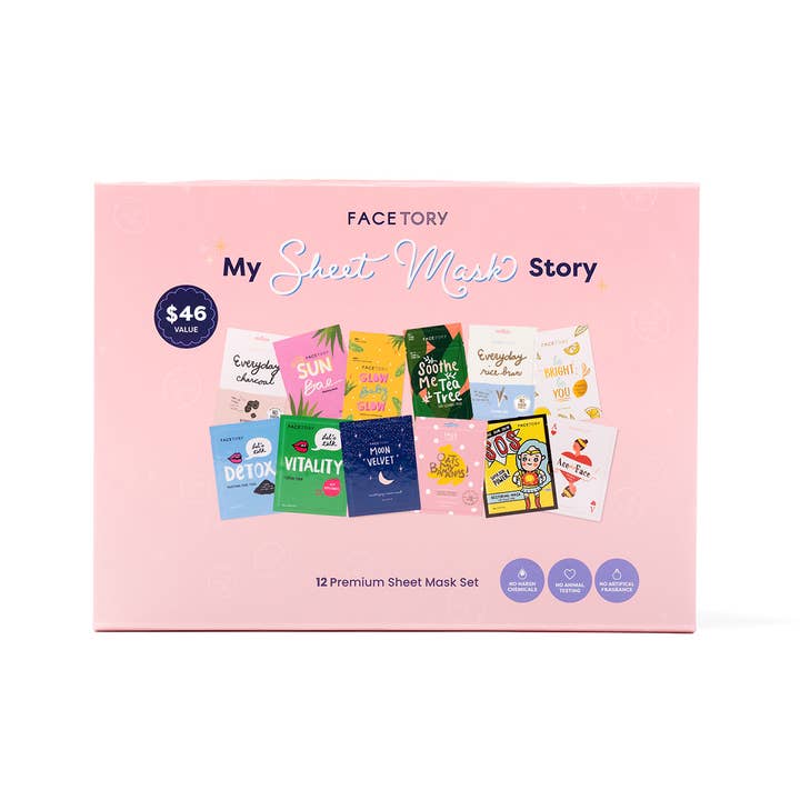 My Sheet Mask Story Gift Set (12 Set) - Korean - The SkinCare