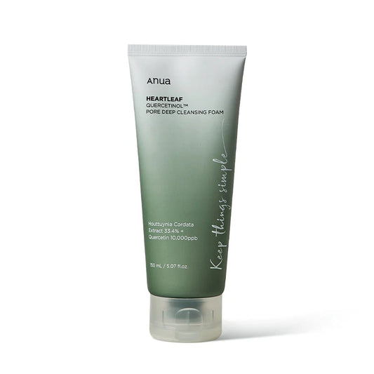 Anua - Heartleaf Quercetinol Pore Deep Cleansing Foam - Original Korean