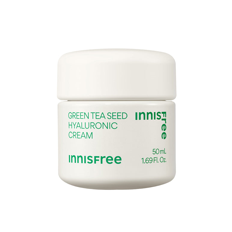 innisfree - Green Tea Seed Hyaluronic Cream Hydrate + Glow