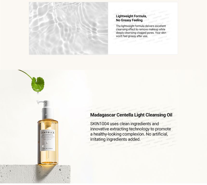 SKIN1004 - Madagascar Centella Light Cleansing Oil - original Korean