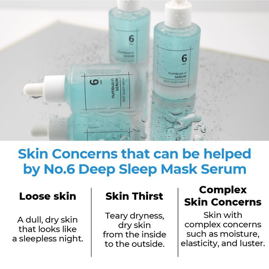 numbuzin - No. 6 Deep Sleep Mask Serum - original Korean