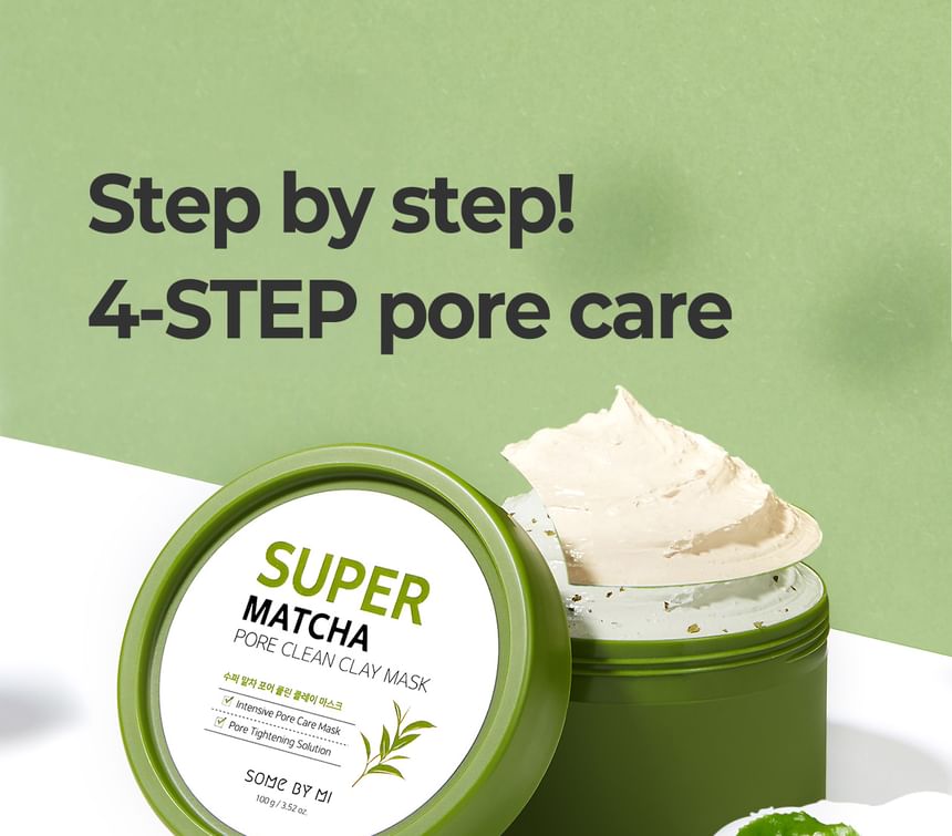 SOME BY MI - Super Matcha Pore Clean Clay Mask - Korean - The SkinCare