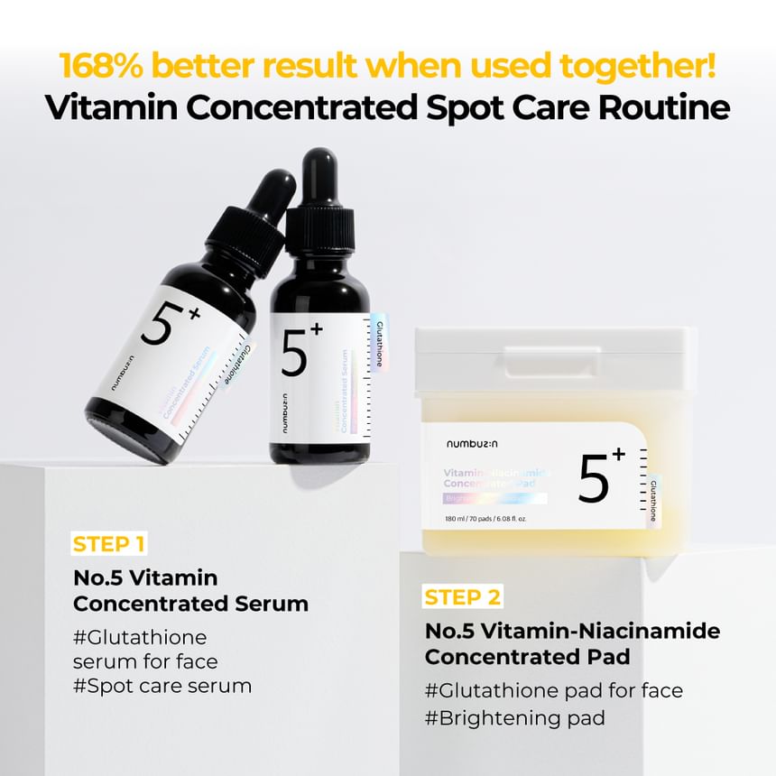 numbuzin - No.5 Vitamin Concentrated Serum - original Korean