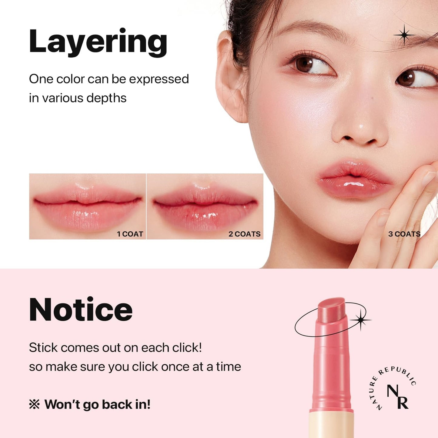 NATURE REPUBLIC - Honey Melting Lip - FIG - Original Korean