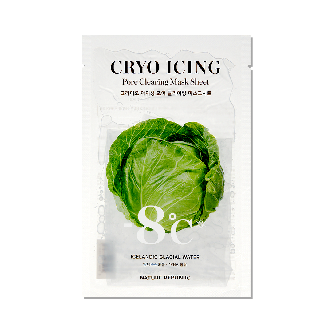 NATURE REPUBLIC - Cryo Icing Pore Clearing Mask Sheet