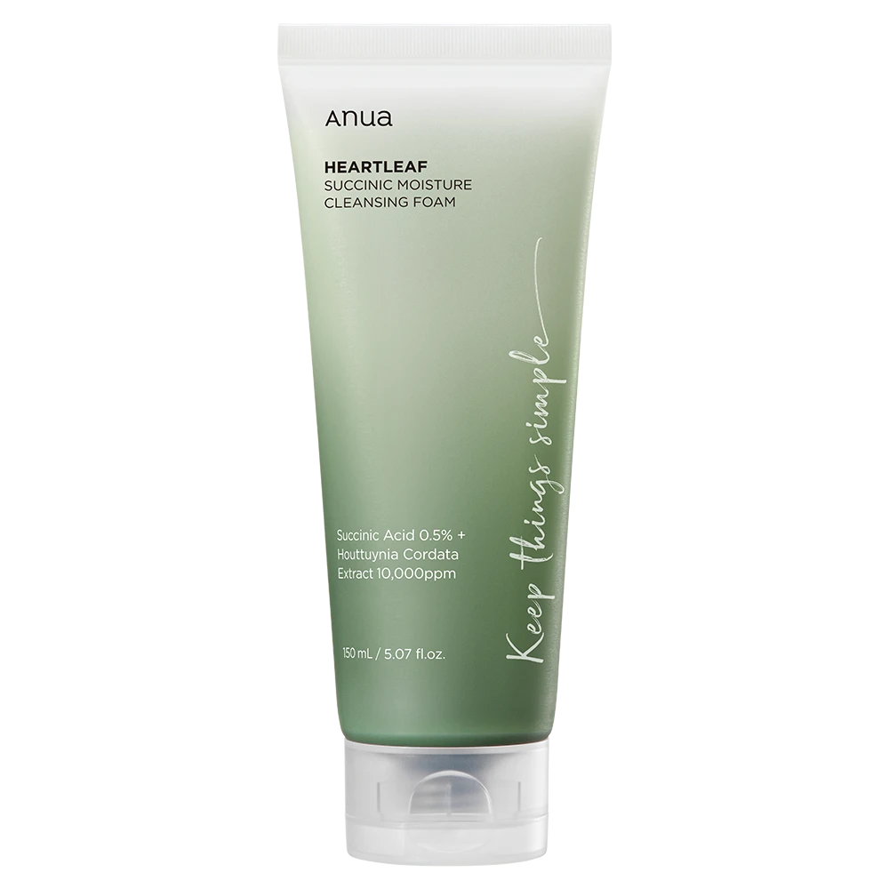 ANUA - Heartleaf Succinic Moisture Cleansing Foam