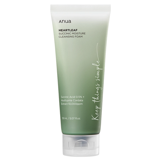 ANUA - Heartleaf Succinic Moisture Cleansing Foam  - original Korean