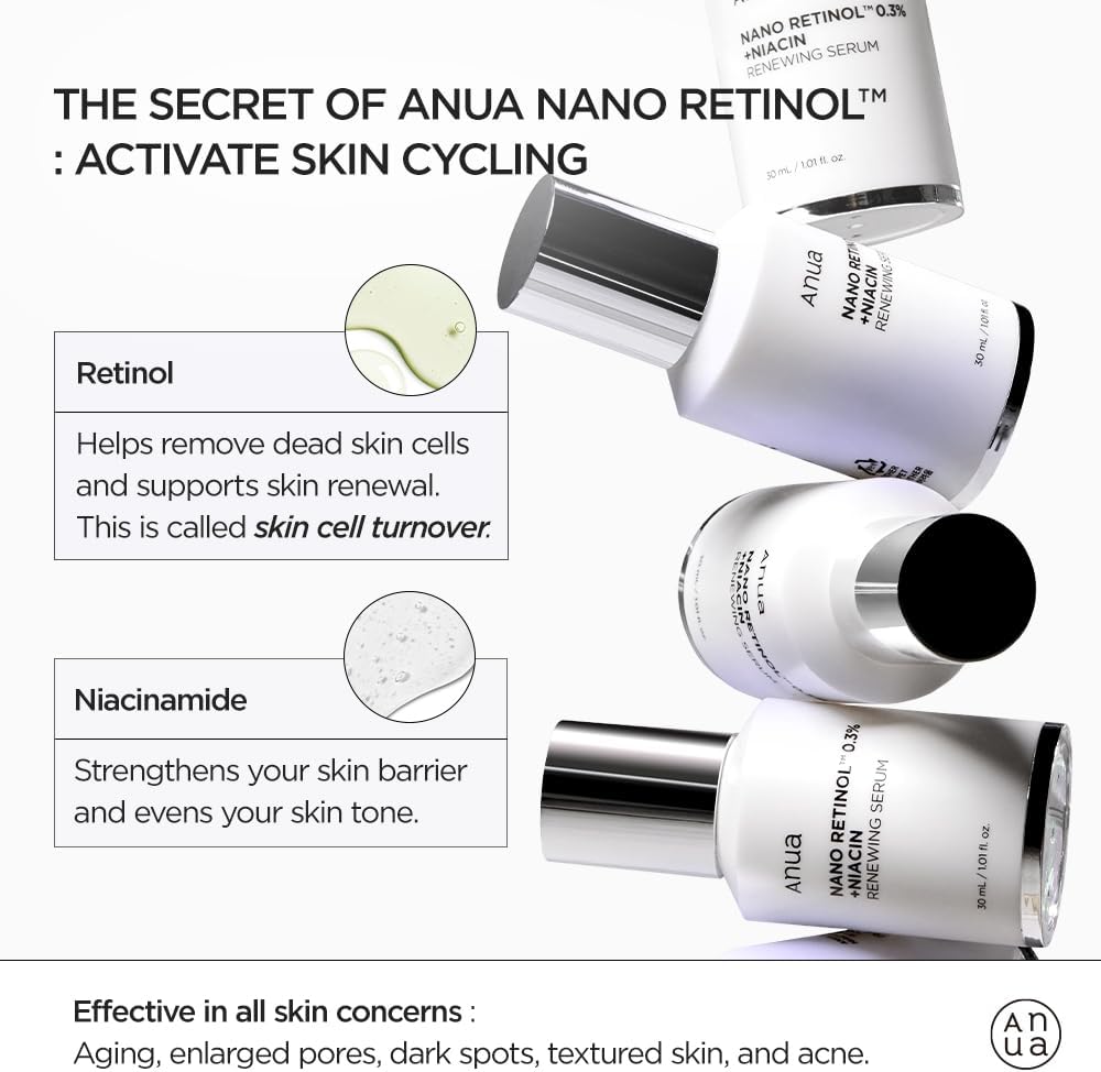 ANUA - Retinol 0.3% + Niacin Renewing Serum