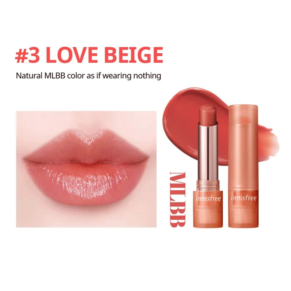 innisfree - Dewy Tint Lip Balm - Love Beige