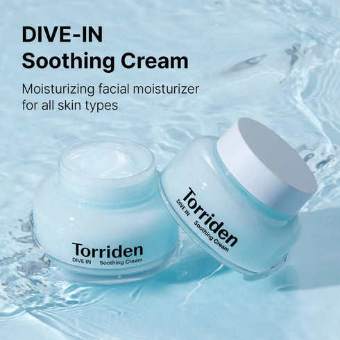 TORRIDEN - DIVE-IN Low Molecular Hyaluronic Acid Soothing Cream - original Korean